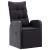 Set mobilier de grădină, 3 piese, negru GartenMobel Dekor