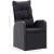 Set mobilier de grădină, 3 piese, negru GartenMobel Dekor