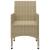 Set mobilier de grădină, 5 piese, bej GartenMobel Dekor