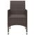 Set mobilier de grădină, 5 piese, maro GartenMobel Dekor