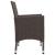 Set mobilier de grădină, 5 piese, maro GartenMobel Dekor