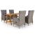 Set mobilier pentru grădină, 5 piese, gri GartenMobel Dekor