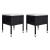 Set mobilier de grădină, 5 piese, negru GartenMobel Dekor