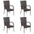 Set mobilier de grădină, 5 piese, maro GartenMobel Dekor