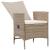 Set mobilier de grădină, 5 piese, bej GartenMobel Dekor
