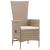 Set mobilier de grădină, 5 piese, bej GartenMobel Dekor