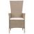 Set mobilier de grădină, 5 piese, bej GartenMobel Dekor