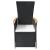 Set de masă pentru grădină, 5 piese, negru GartenMobel Dekor