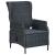 Set mobilier de grădină, 5 piese, gri închis GartenMobel Dekor