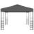 Pavilion de grădină cu șiruri de lumini LED, antracit, 3x3 m GartenMobel Dekor