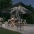 Pavilion de grădină cu șiruri de lumini LED, antracit, 3x3 m GartenMobel Dekor