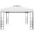 Pavilion cu șir de lumini LED, alb, 4x3x2,7 m GartenMobel Dekor