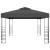 Pavilion cu șir de lumini LED, antracit, 3x4 m GartenMobel Dekor