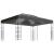 Pavilion cu șir de lumini LED, antracit, 3x4 m GartenMobel Dekor