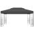 Pavilion cu șir de lumini LED, antracit, 3x4 m GartenMobel Dekor