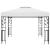Pavilion cu șiruri de lumini LED, alb, 3x3m GartenMobel Dekor