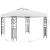 Pavilion cu șiruri de lumini LED, alb, 3x3m GartenMobel Dekor