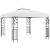 Pavilion cu șiruri de lumini LED, alb, 3x3m GartenMobel Dekor