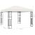 Pavilion cu șir de lumini, crem, 3x3 m, material textil GartenMobel Dekor