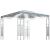 Pavilion cu șir de lumini LED, crem, 300x300 cm GartenMobel Dekor