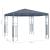 Pavilion cu șir de lumini LED, antracit, 300x300cm GartenMobel Dekor