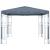 Pavilion cu șir de lumini LED, antracit, 300x300cm GartenMobel Dekor