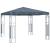 Pavilion cu șir de lumini LED, antracit, 300x300cm GartenMobel Dekor
