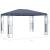 Pavilion cu șir de lumini LED, antracit, 400x300 cm GartenMobel Dekor