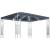 Pavilion cu șir de lumini LED, antracit, 400x300 cm GartenMobel Dekor