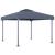 Pavilion cu șiruri de lumini LED, antracit, 300x300cm aluminiu GartenMobel Dekor