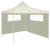 Perete lateral foișor cu ferestre, 6x2 m, crem GartenMobel Dekor