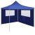 Perete lateral foișor cu ferestre, albastru, 4x2 m GartenMobel Dekor
