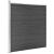 Set de panouri de gard, negru, 699x186 cm, WPC GartenMobel Dekor