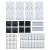 Set de panouri de gard, negru, 1218x186 cm, WPC GartenMobel Dekor
