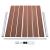 Set panouri gard, 353x146 cm, maro, WPC   GartenMobel Dekor