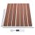 Set panouri gard, 353x146 cm, maro, WPC   GartenMobel Dekor