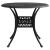 Set mobilier bistro, 3 piese, negru, aluminiu turnat GartenMobel Dekor