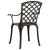 Set mobilier bistro, 3 piese, bronz, aluminiu turnat GartenMobel Dekor