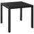 Set mobilier de exterior, 5 piese, negru, aluminiu GartenMobel Dekor