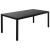 Set mobilier de grădină, 9 piese, negru, aluminiu GartenMobel Dekor