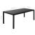 Set mobilier de grădină, 9 piese, negru, aluminiu GartenMobel Dekor