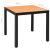 Set mobilier de exterior, 5 piese, negru, aluminiu GartenMobel Dekor
