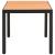 Set mobilier de exterior, 5 piese, negru, aluminiu GartenMobel Dekor