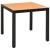 Set mobilier de exterior, 5 piese, negru, aluminiu GartenMobel Dekor