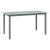 Set mobilier de grădină, 7 piese, argintiu și negru, aluminiu GartenMobel Dekor