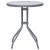 Set mobilier bistro, 3 piese, argintiu, aluminiu și textilenă GartenMobel Dekor