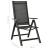 Set mobilier bistro, 3 piese, negru și antracit GartenMobel Dekor