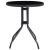 Set mobilier bistro, 3 piese, negru și antracit GartenMobel Dekor