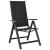 Set mobilier bistro, 3 piese, negru și antracit GartenMobel Dekor