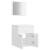 Set mobilier de baie, alb, lemn prelucrat GartenMobel Dekor